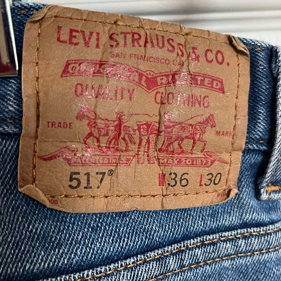 Levi Strauss 517 Boot Cut, 36x30 - Picture 3 of 4